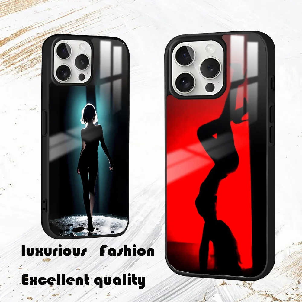 Sexy Back Killer Phone Case For iPhone 16 15 14 13 12 11 Pro Max Plus Mini PC Fashion High Quality mirror phone case