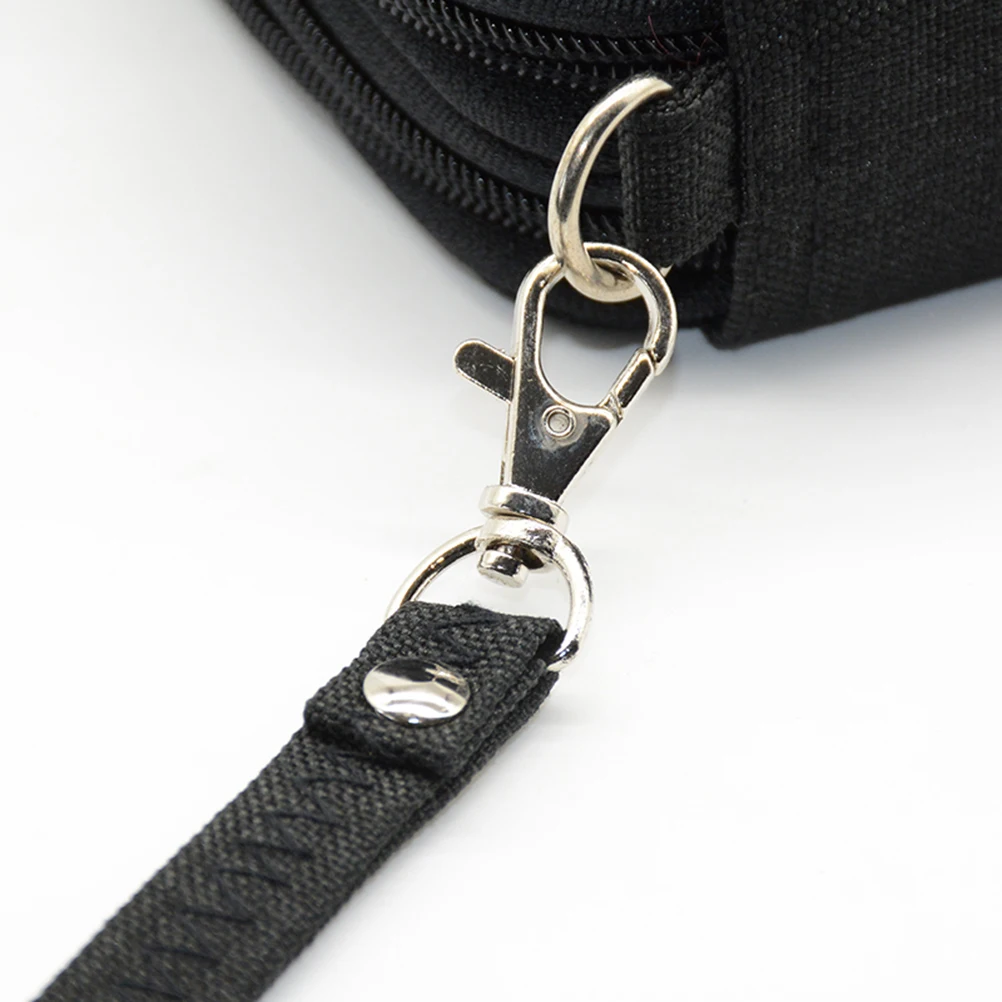 

1Pcs Painting Pen Bag Black 78 Holes Oxford Cloth Waterproof 3 Layers Pencil Storage Stationery Organizer Pencil Case