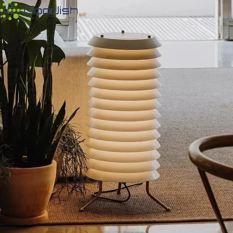 Medieval Bauhaus Art Hand-Knitted LED Floor Lamp Standing and erecting paper lantern Light for Living Room Decoration Chandelier