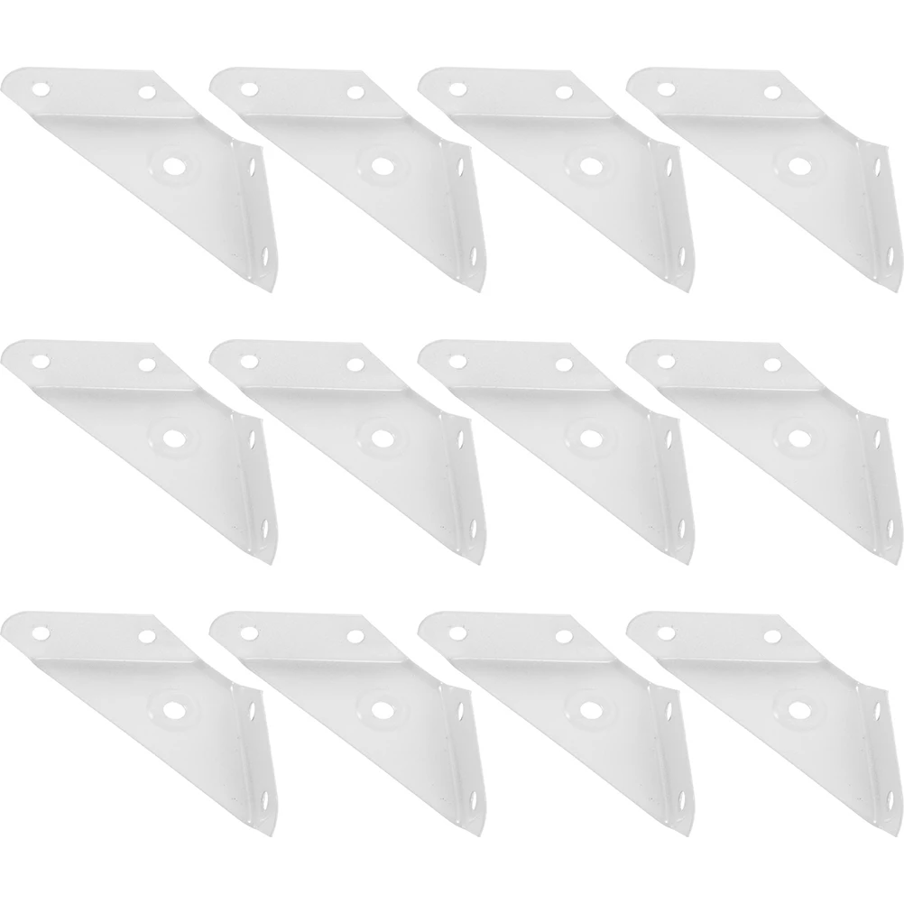 

20pcs Cabinet Hanging Codes 90 Degree Angle Brackets Wood Shelves Corner Braces Installation Support Stable Reliable
