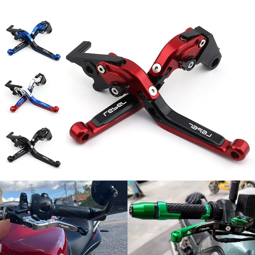 

For Honda Rebel CMX 300 500 CMX300 CMX500 2017-2023 MotoREBELycle CNC Adjustable Handle Brake Clutch Lever Accessories