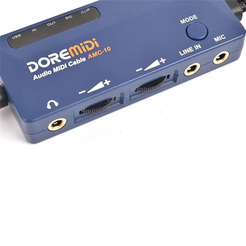 Doremidi AMC-11 USB-C Audio MIDI Cable Converter Dual Function Sound Card And MIDI Interface Plug And Play