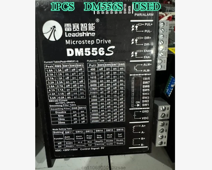 1pcs dm556s stepper driver with complete plugs and intact functions