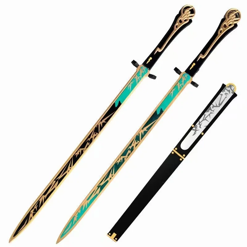 ดาบเรืองแสง QiuYuan และปลอกดาบ อาวุธจากเกม Wuthering Waves อุปกรณ์ประกอบคอสเพลย์ สำหรับงานปาร์ตี้ฮาโลวีน คริสต์มาส และงานแฟนซี