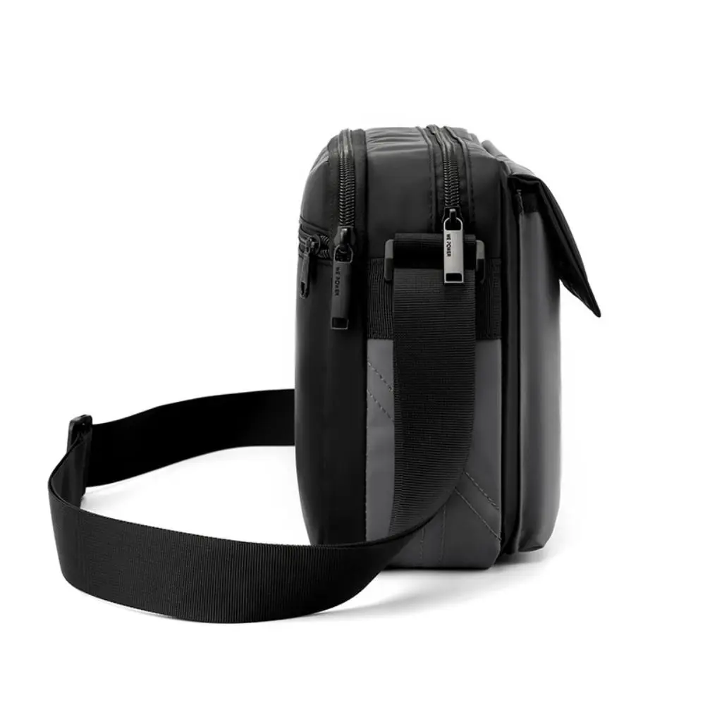 

Single Shoulder Men's Shoulder Bag Fabric Large Capacity Man Messenger Bag Multi-Pockets Square Nylon Crossbody Bag Travel
