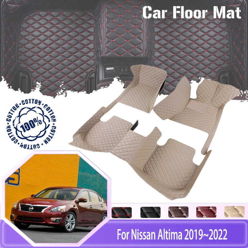 

Car Floor Mats For Nissan Altima L34 S SR SV SL 2019 2020 2021 2022 5seat Anti-dirt Pad Car Carpet Floor Mat Rug Car Accessories