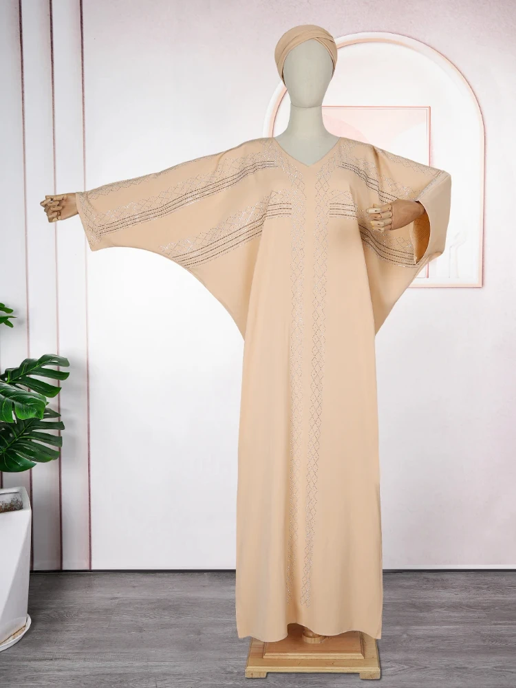 Abayas-Robe de Luxe pour Femmes Musulmanes Africaines, Caftan Marocain, Boubou, Djellaba, Soirée, 2025