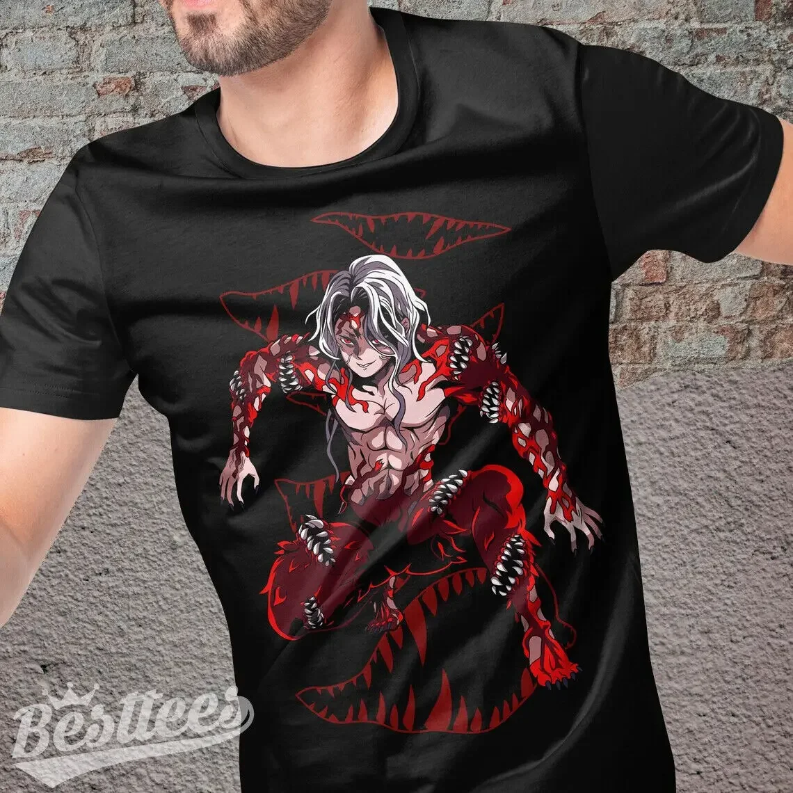 Mens/Womens/ Japanese Anime Demon Slayer Muzan Kibutsuji T-Shirt