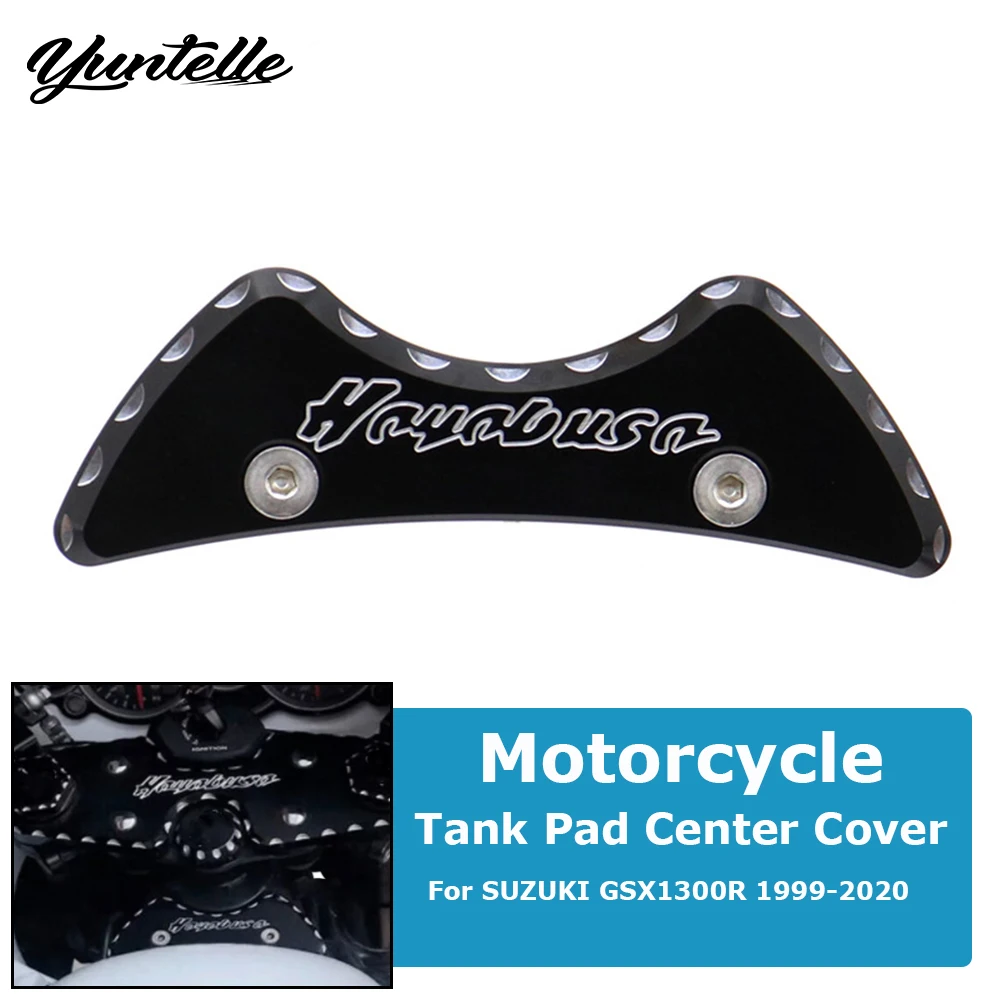 

GSX1300R Front Gas Tank Pad Center Cover For SUZUKI GSX 1300R HAYABUSA 1999-2020 2017 2018 2019 Motorcycle Accessories CNC Cap