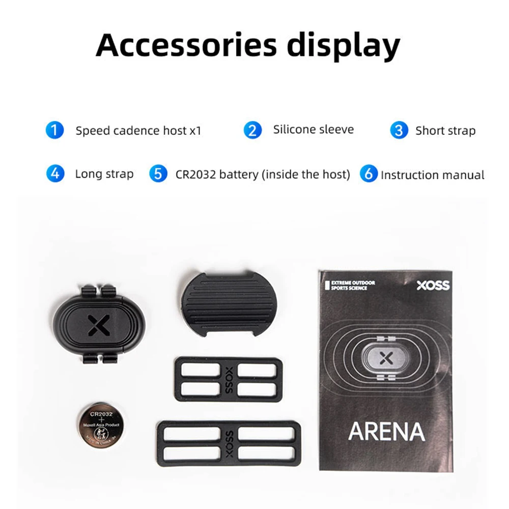 XOSS ARENA مستشعر إيقاع السرعة X2 مراقب معدل ضربات القلب للهاتف الدراجة GPS الكمبيوتر GARMIN Edge iGPSPORT BSC100s G3 G2 plus G +