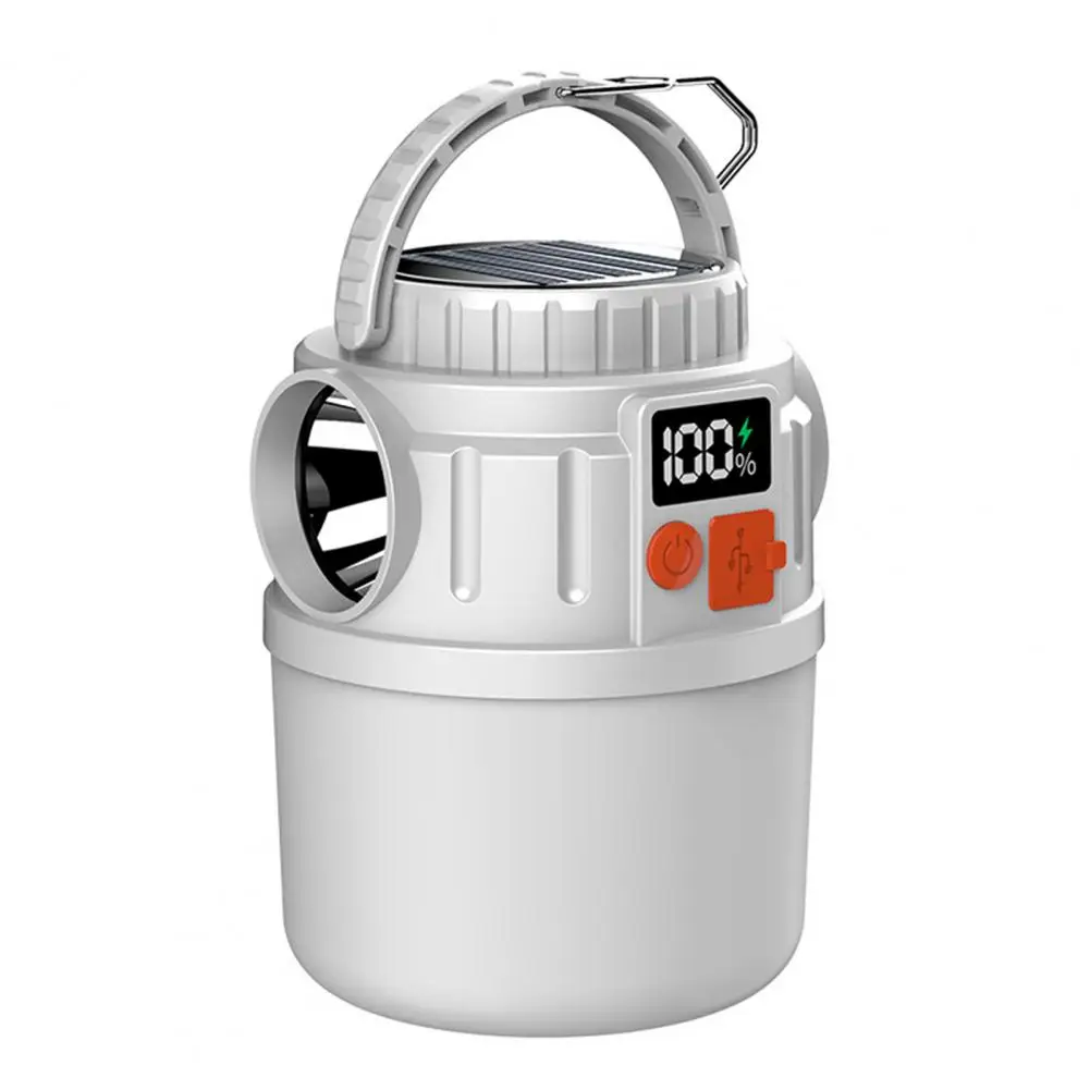 Solar-powered Camping Light Solar-powered Camping Lantern with High Brightness Display 5 or 7 Modes Rechargeable Flashlight
