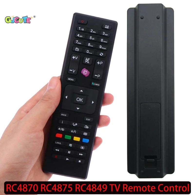1Pcs DIY Accessories TV Black Remote Control For JVC RC4870 RC4875 RC4849 Spare Parts （Without Battery）