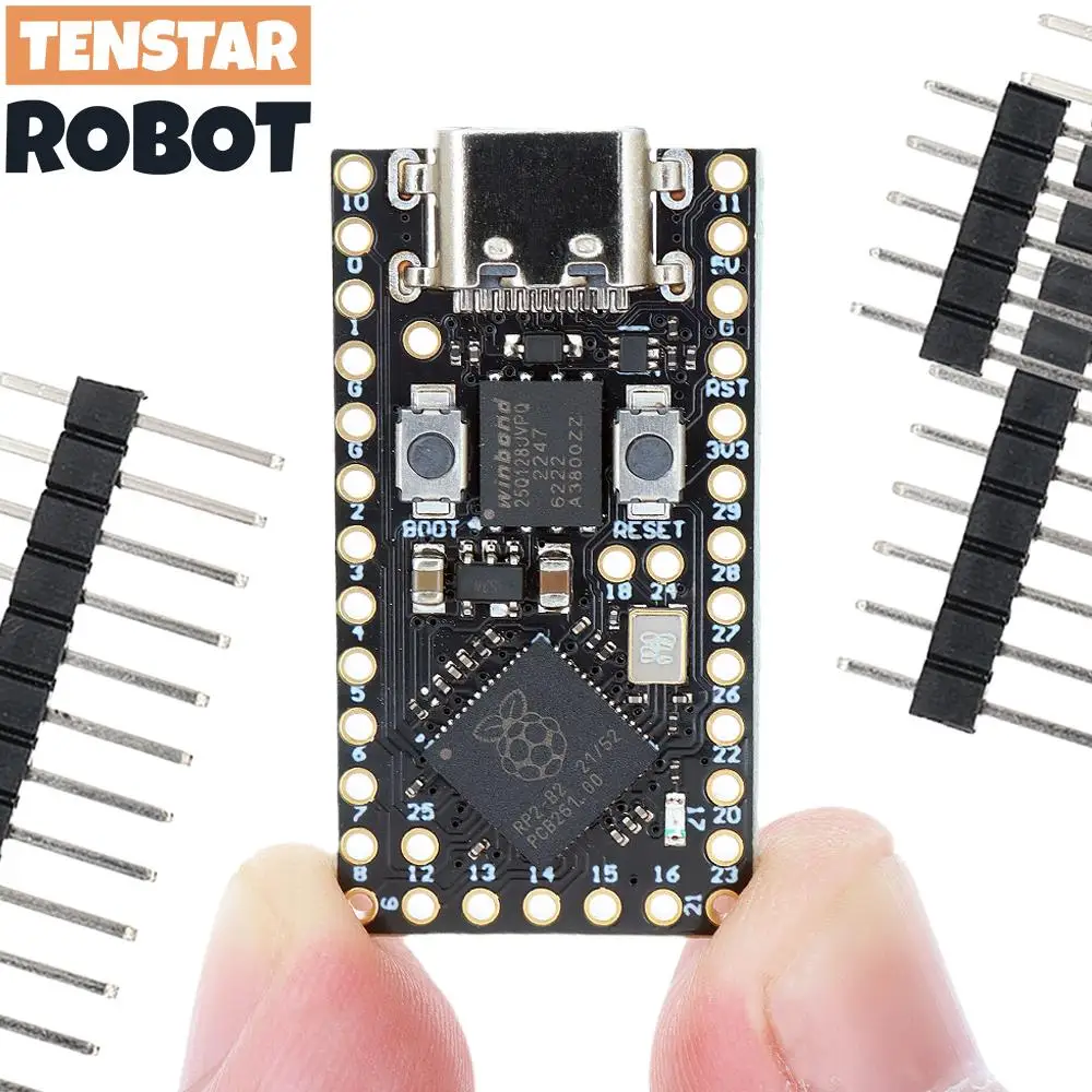 TENSTAR RP2040 Pro Micro Development Board 4MB/16MB Flash Dual-Core Supports Mciro Python Compatible For Raspberry PI PICO