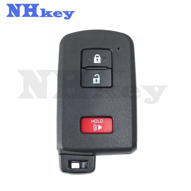 Nhkey 2016-2017 land cruiser 2 + 1 botão fsk433 mhz keyless-go inteligente chave/placa 61a966-0010/a8 chip/fcc id: bh1ew/pn: 89904-60d90