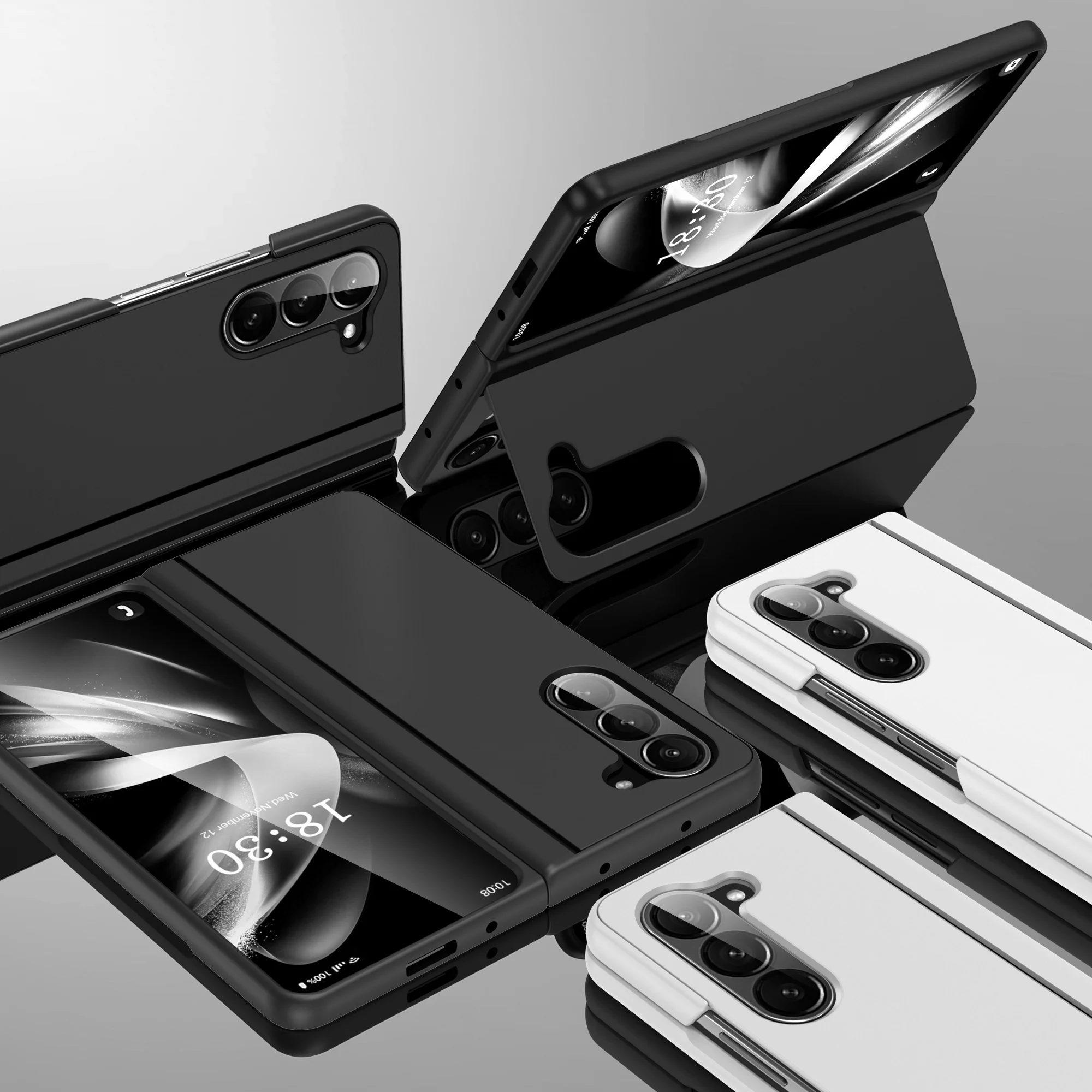 Składane twarde etui na telefon Samsung Galaxy Z Fold 8 ultra 7 6 5 5G fold8 fold7 fold6 Fold5 Fold4 Fold3 Fold 4 3 Akcesoria do telefonów — zdjęcie produktu 4