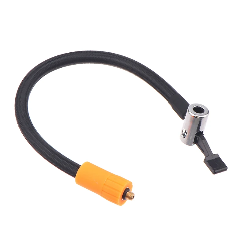 New 1 Piece Fine Thread Inflation Hose Adapter 30CM Car Tire Air Inflator Hose M6 Locking Air Chuck With Standard Tire Valve - view 2