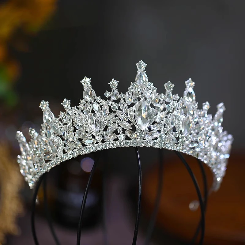 CC Crowns for Women Wedding Hair Accessories Bridal Headbands Engagement Jewelry Crystal Pageant Coronets Headdress Crown AN333