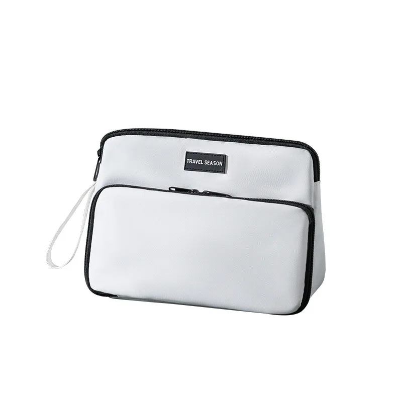 حقيبة أدوات الزينة للرجال المثلثة ذات سعة كبيرة وفصل رطب وجاف ومقاومة للماء لرحلة العمل وحقيبة تخزين مستحضرات التجميل #5