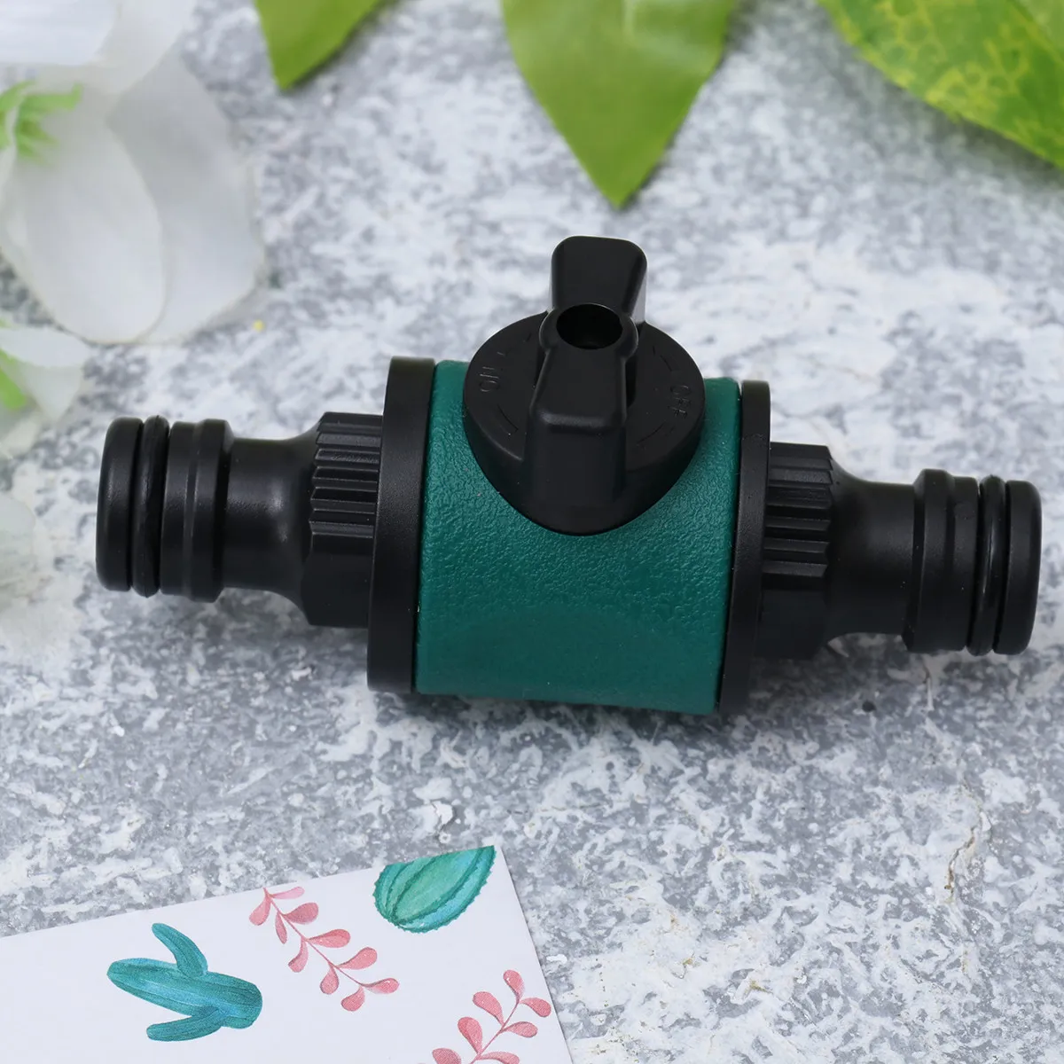 Professional Plastic Internal Thread Quick Connector for Garden Irrigation Hose with Flow Control Valve Ideal for Balcony Car