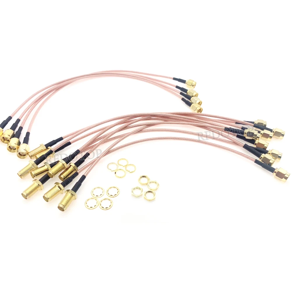 1Pcs RG316 SMA Type Male to SMA Male/Female Connector SMA RG-316 RF Coaxial Cord Wire Pigtail WIFI Extension Cable