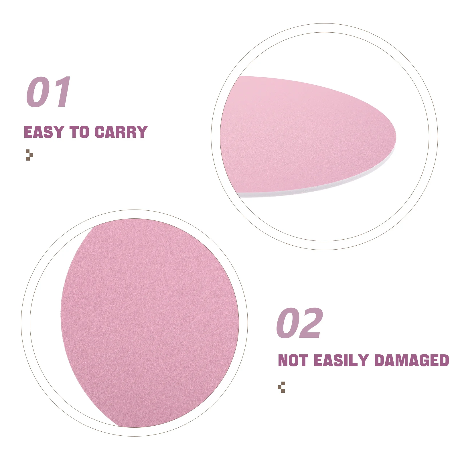 لوحة نحت الطباعة PVC الوردي الناعم للمبتدئين الطلاب فصول فنية لوازم أدوات الطباعة النقش متعددة الوظائف #2