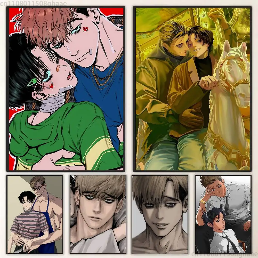 Killing Stalking Classic Wall Art, Canvas Print Poster, Suitable for Home, Living Room, Room Decoration Painting