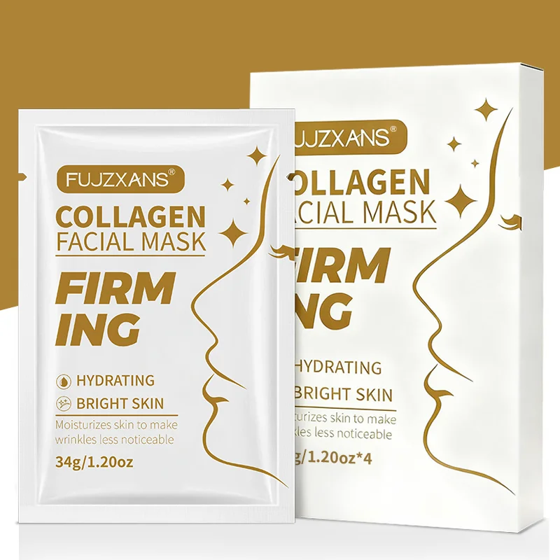 

Биоколлагеновая маска для лифтинга лица - ночное глубокое увлажняющее средство против морщин и для увлажнения кожи, укрепляющая кожу