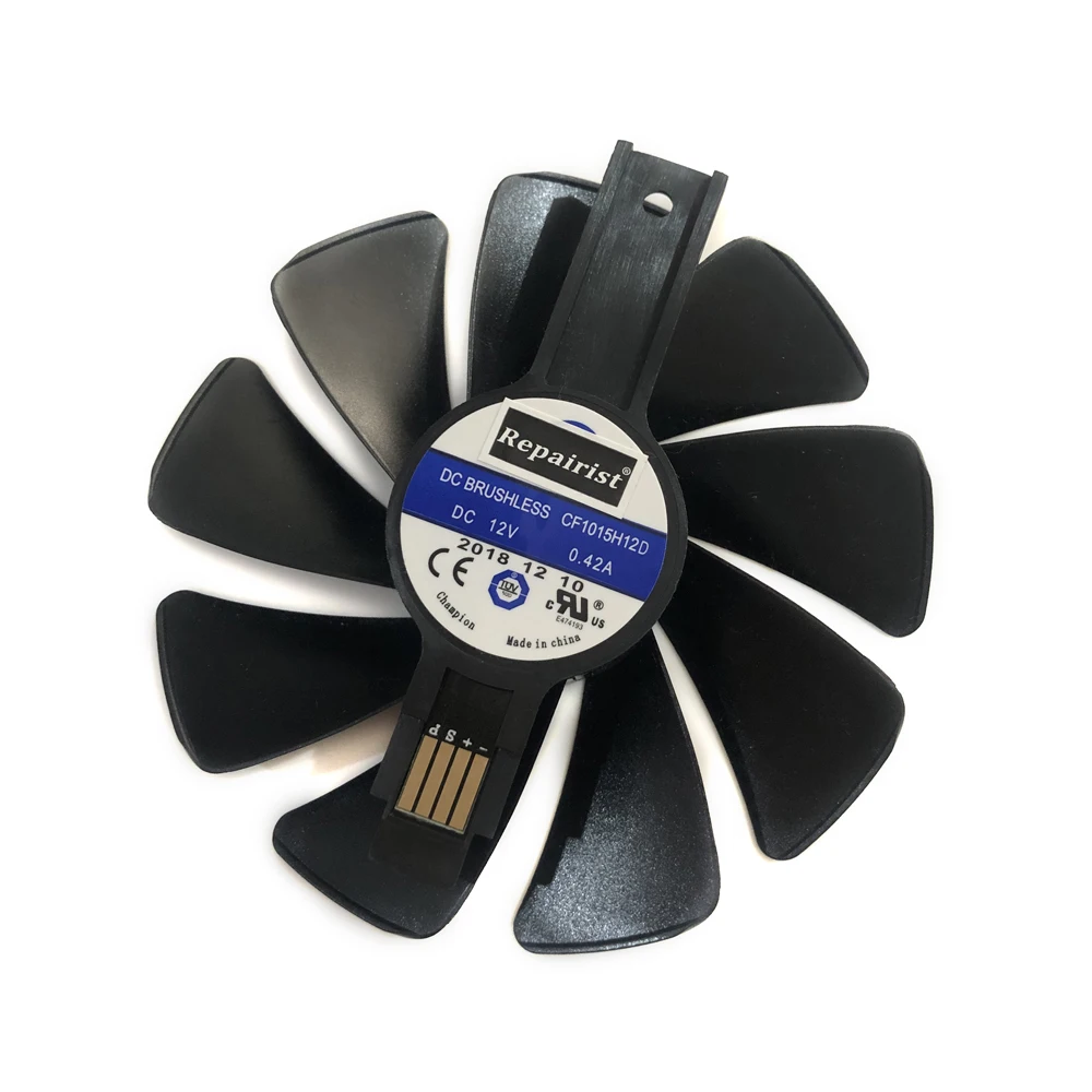 CF1015H12D/S FD10015M12D RX 580/480/470/570 GPU Kühler Fan Für Sapphire RX580 RX480 RX470 RX570 NITRO VGA Karten Ersatz