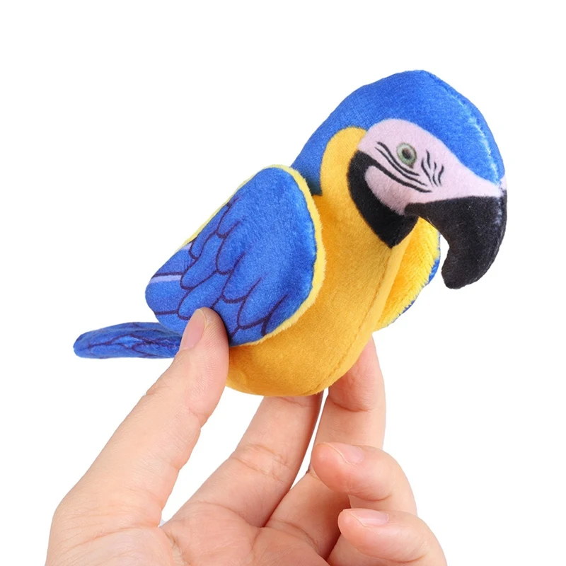 Sound making Cat Teasing Toys Chirping Bird Cat Toy Simulation Parrot Squeaky Bird Cat Toy Squeaky Kitten Cat Accessories