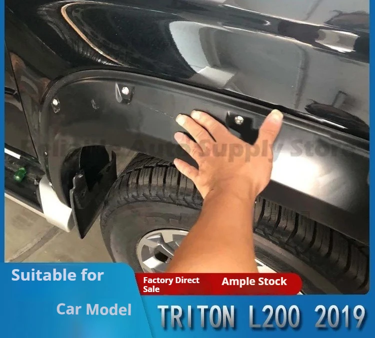 حاجز مشاعل عجلة قوس لميتسوبيشي تريتون L200 2019 مع المسمار الزخرفية التسوية واقيات الطين تعديل أجزاء دائم
