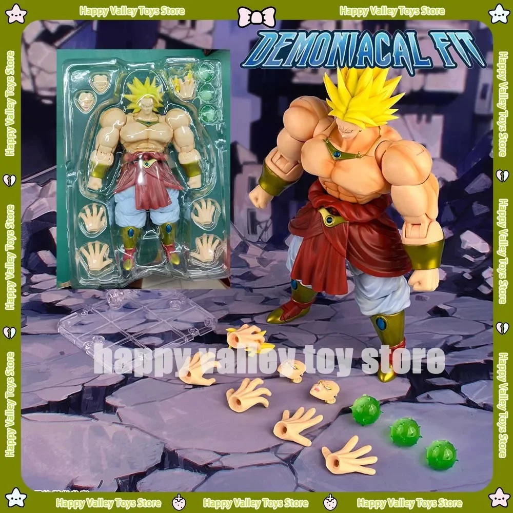 New Demoniacal Fit Dragon Ball Legendary Berserker Broly Action Figures Figurine Gk Statue Collectible Model Toys Children Gifts