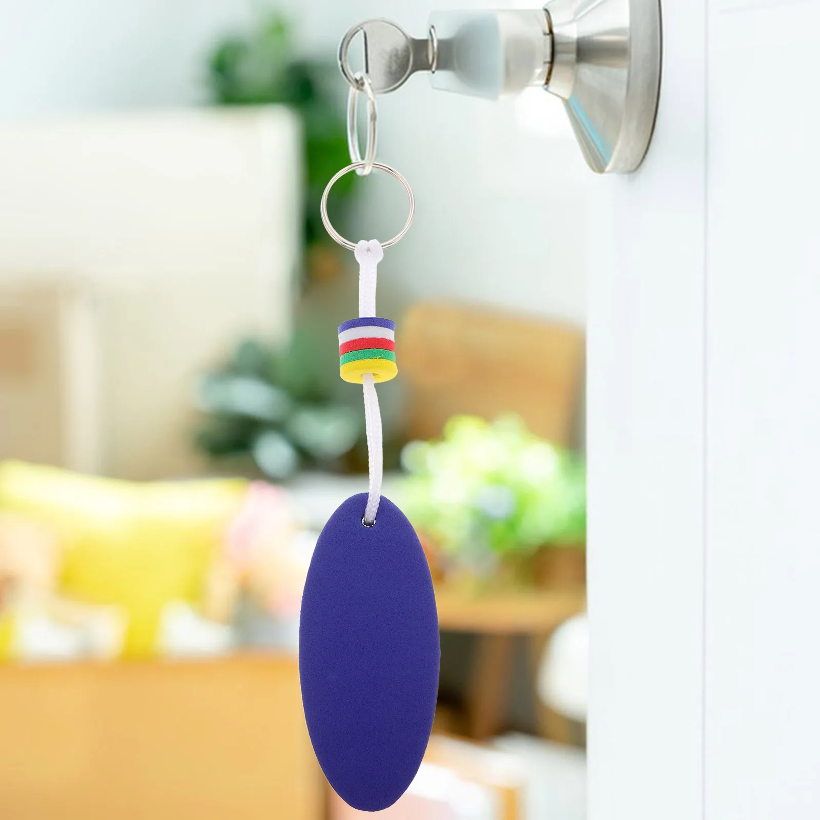 พวงกุญแจลอยน้ำ 6 ชิ้น ทำจากโฟม EVA กันน้ำ สำหรับพายเรือ ล่องเรือ ว่ายน้ำ ล่องแก่ง สระว่ายน้ำ ทะเล อุปกรณ์เสริมทางทะเล