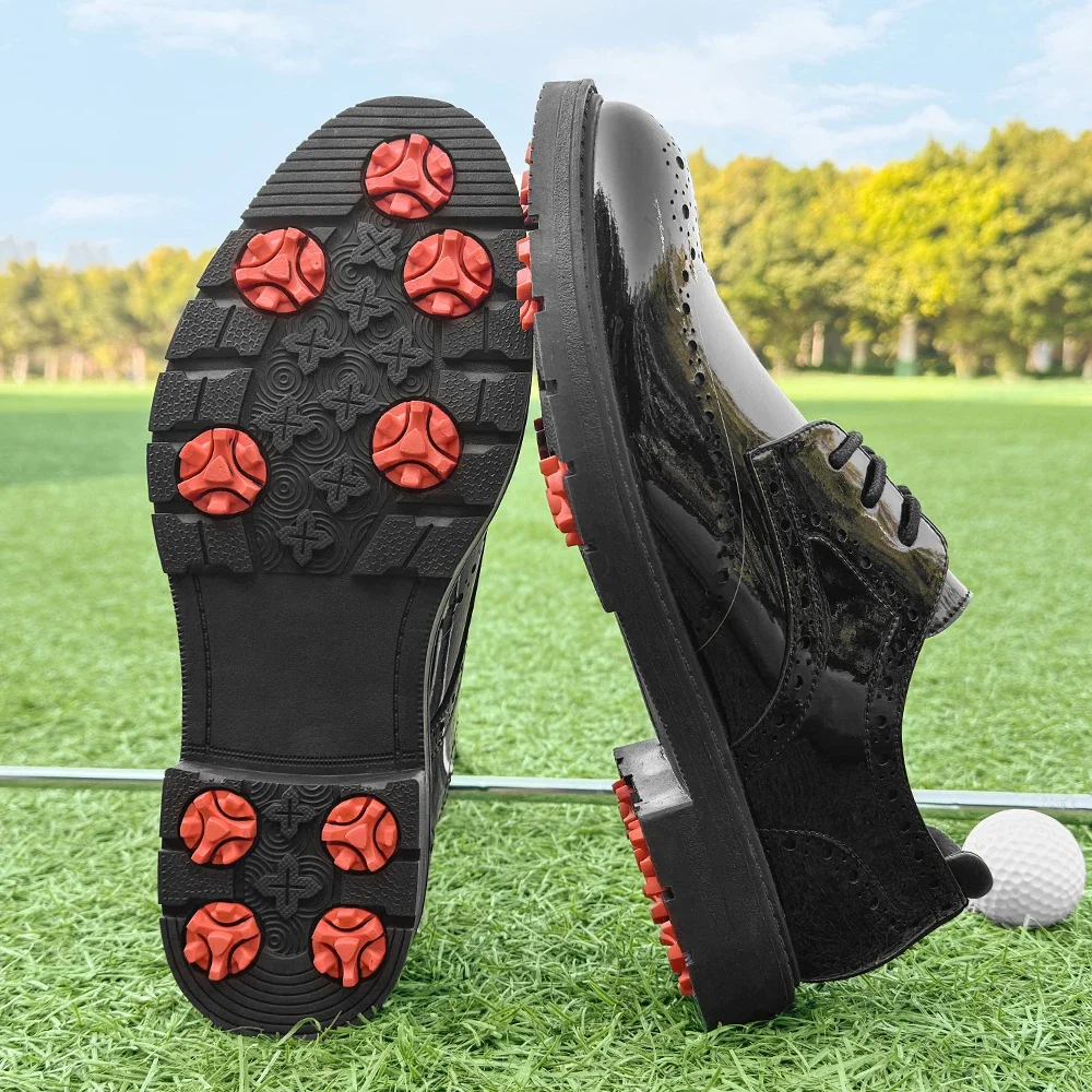 New Golf Shoes Men Spikeless Golf Sneakers Comfortable Walking Footwear For Golfers