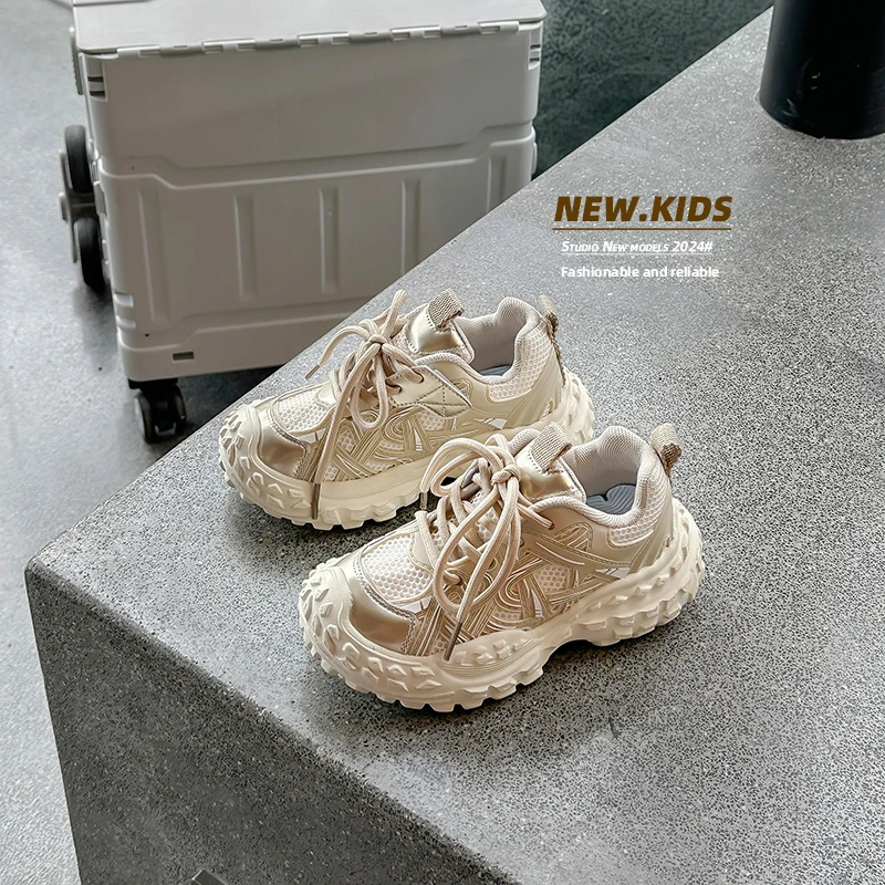 New Lace Up Baby Casual Shoes Soft Breathable Infant Tennis Leisure Casual High Quality Toddlers Baby Girls Boys Sneakers