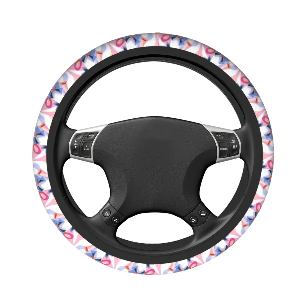 Universal Steering Wheel Cover for Truck S-Sailors M-Moons Anti-Slip Car Steering Wheel Protector 15 Inch Auto Accessories view 2