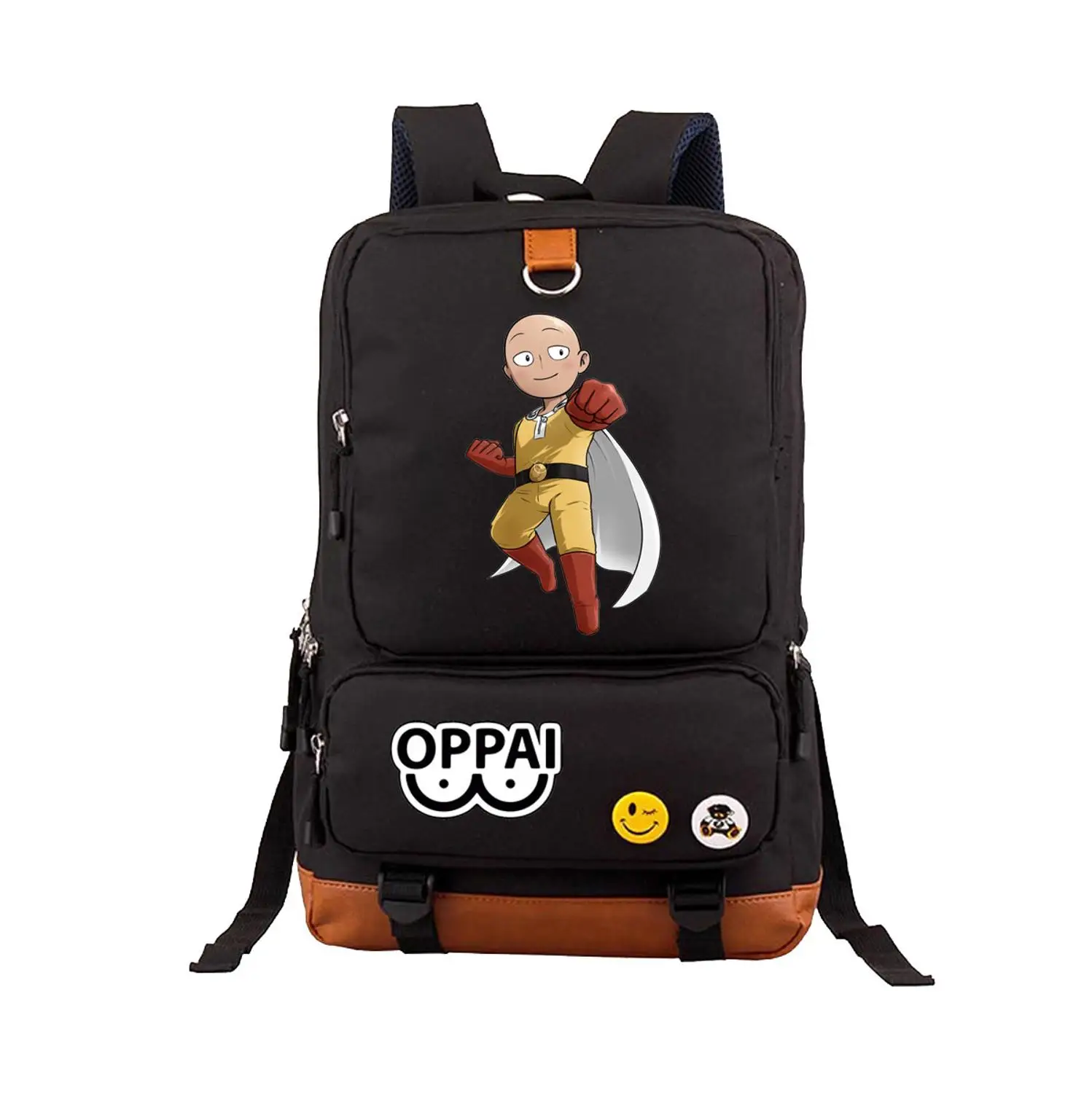 Hot  Japan anime One-Punch Man Casual Backpack Cosplay Preppy Style School Bag men women Canvas Travel Backpacks