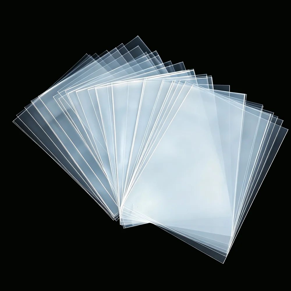 100pcs/pack 66*91mm Card Sleeves Card Protectors Perfect Size for Football Cards, Sport Cards, MTG Cards Collection Card Storage