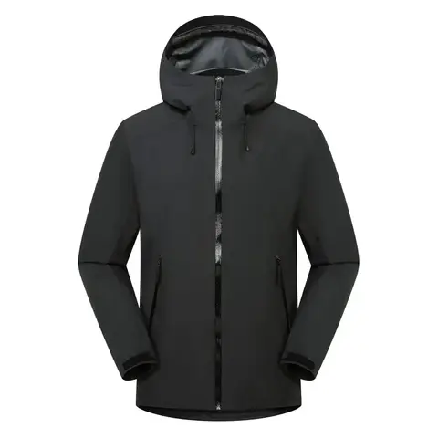ARC BETA – veste de pluie avec Logo brodé, manteau unisexe coupe-vent imperméable à trois couches pour sport, Ski, Camping, escalade en plein air