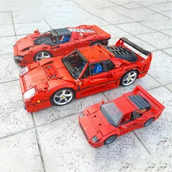 Technical Creative Super Sports Cars Ferraried F40 MOC 42143 Daytona SP3 Buidling Blocks Bricks Educational Toys Birthday Gift