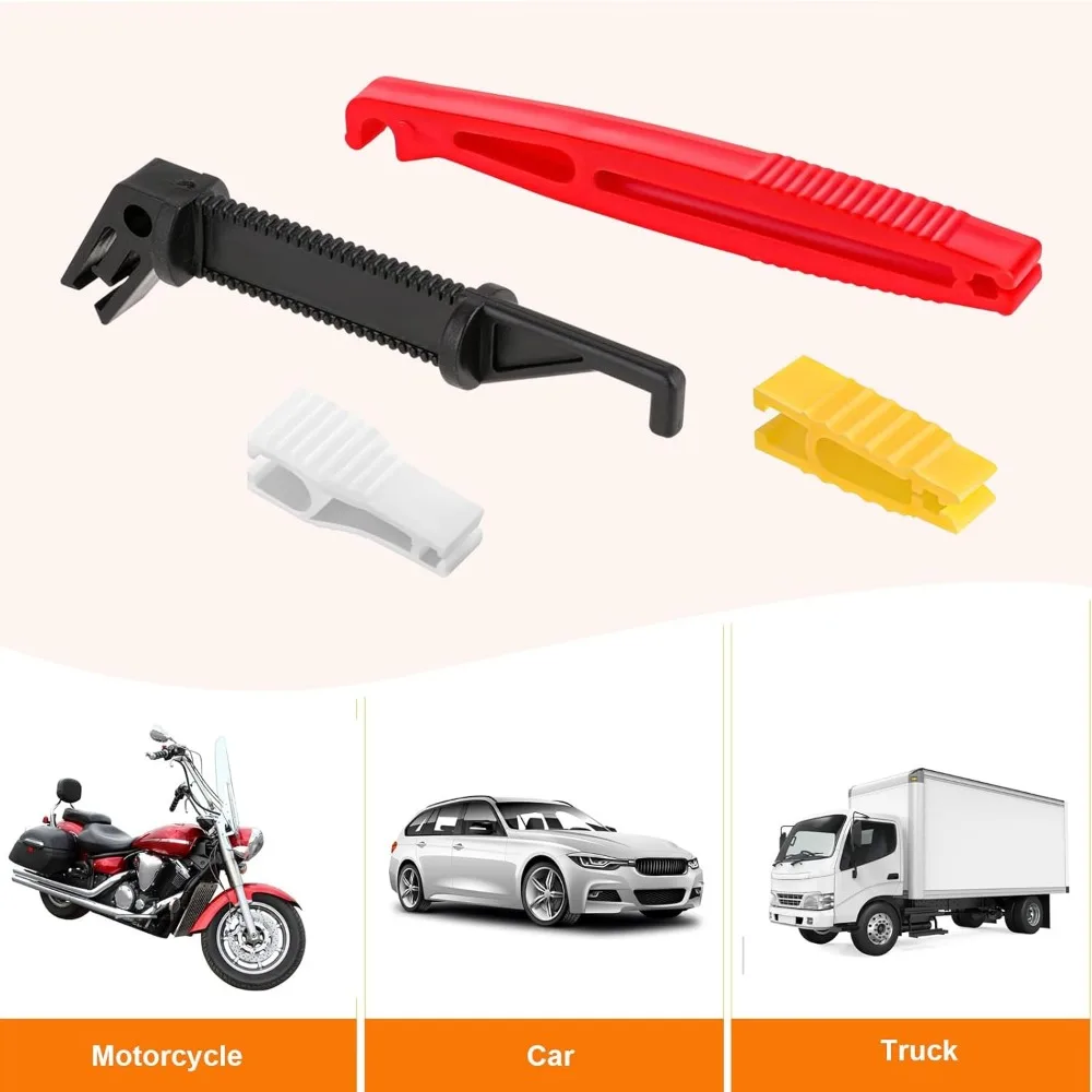 8 قطعة أداة سحب الصمامات، 4 أحجام من البلاستيك أداة سحب فيوز السيارات، إزالة الإدراج فيوزات السيارة استبدال أداة السحب، إصلاح الملحقات #4