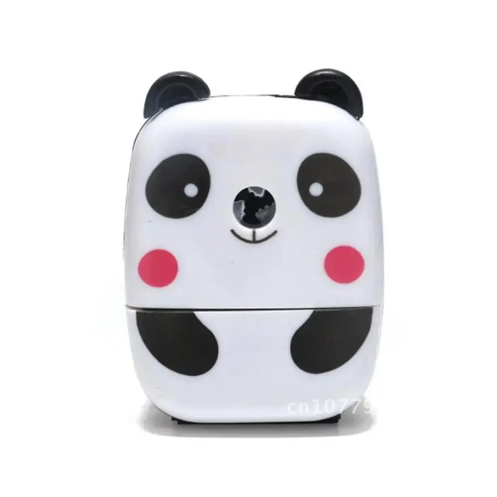 

Panda Hand Crank Manual Pen Cutter Tool Pencil Sharpener Kids Sharpener Gift Kawaii Animals Supplies Pencil Cartoon Station