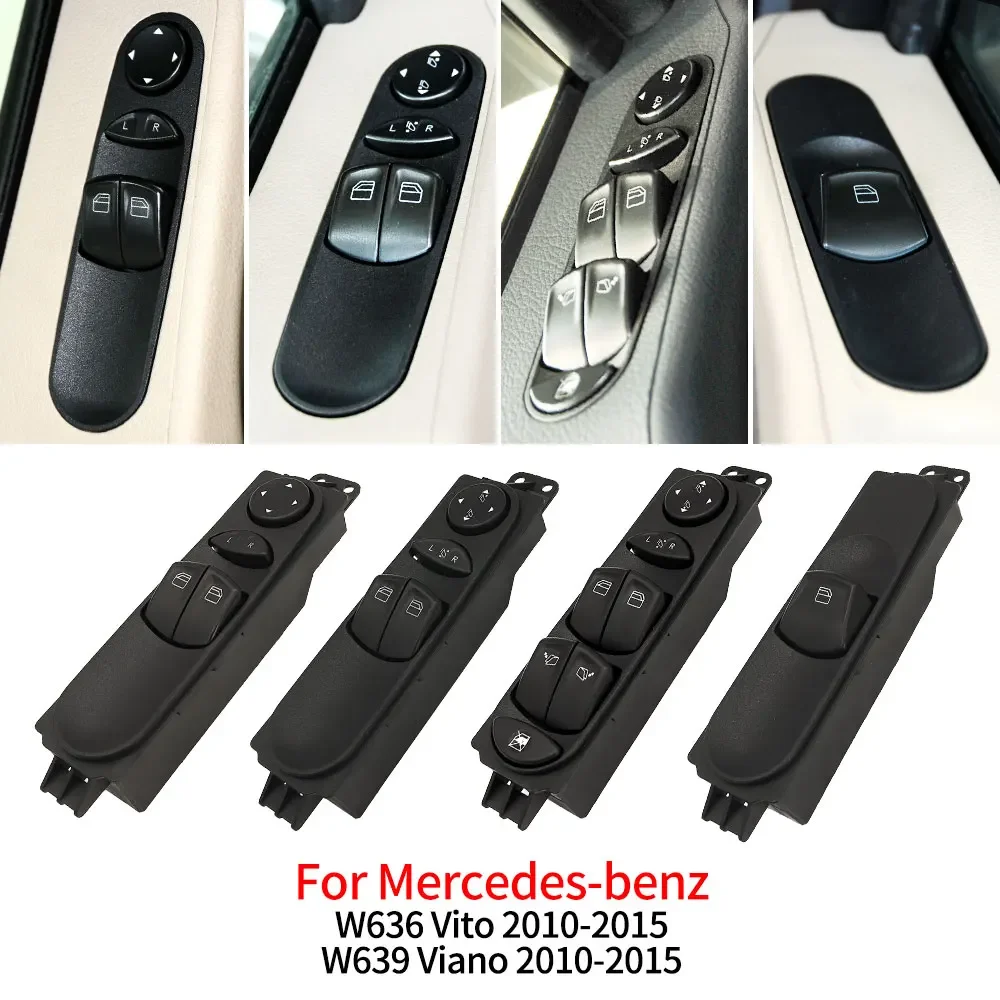 

Car Electric Power Master Window Switch Accessory Replacement For Mercedes Benz W639 VIANO VITO / MIXTO 6395451013 2010-2015