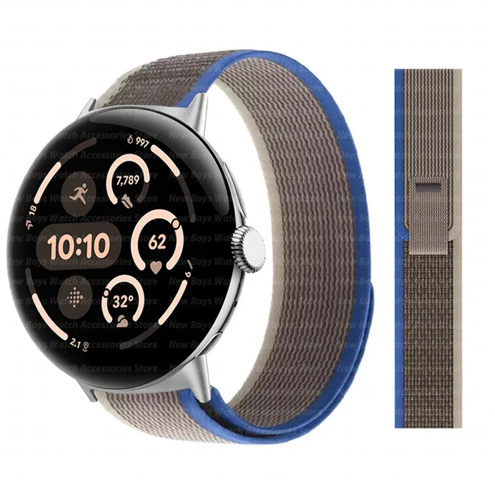 Trail Loop Strap for Google Pixel Watch 3 45mm Nylon Sport Band for Google Pixel Watch 3 Wristband Bracelet Replaced Accessories