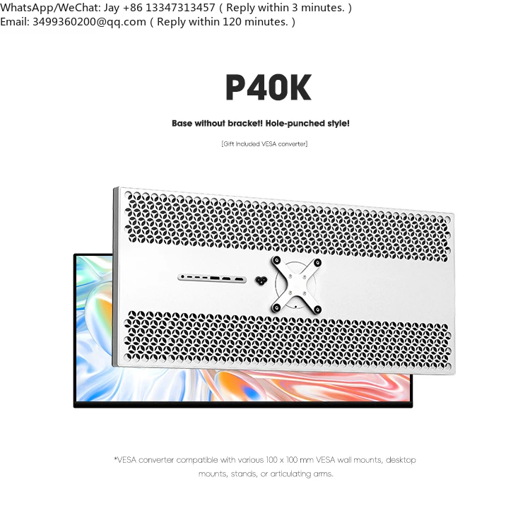 

Kuycon P40K 40-Inch Integrated PC Monitor 5K Resolution 120HZ Refresh HDR with IPS Panel DP Interface Monitor Without Bracket