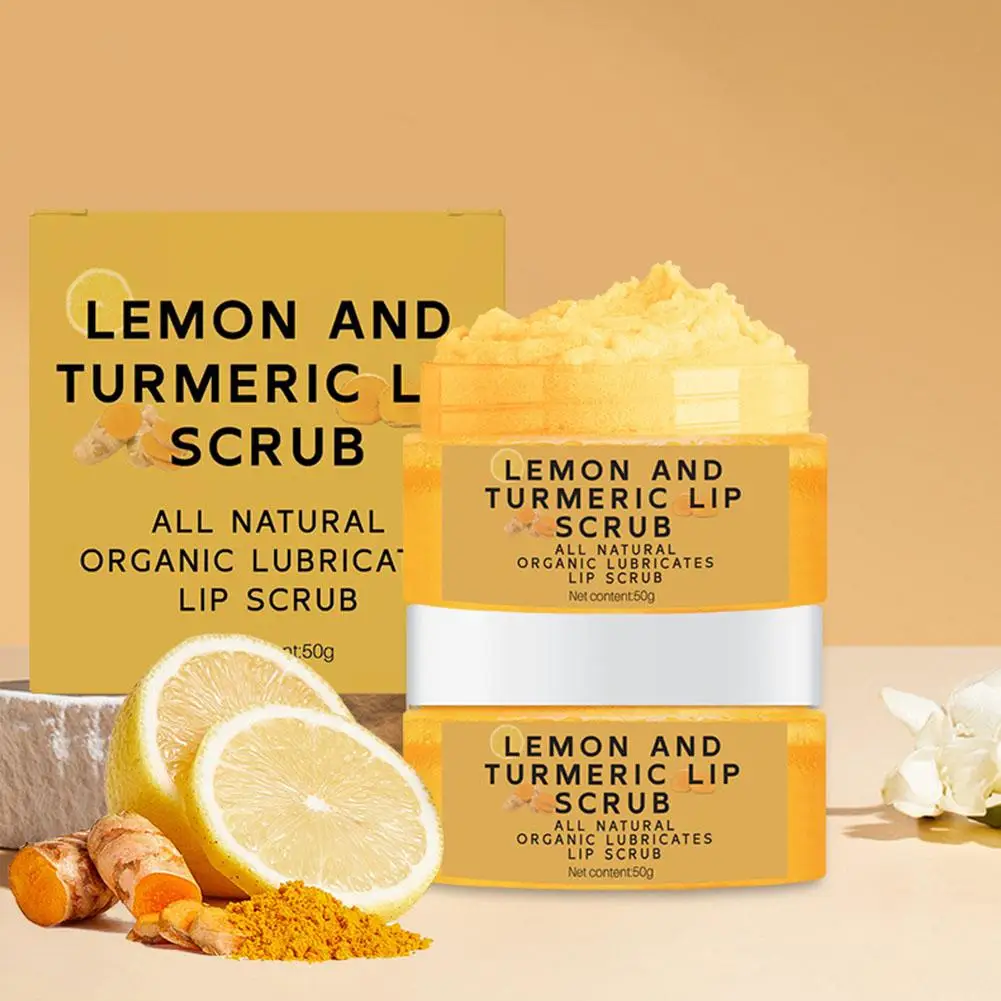 30g Turmeric Lip Scrub Lip Treatment Balm Exfoliating Prevention And Balm & Lip Lip Lip Lines Dry Reduces Hydrating Cracked V1u7