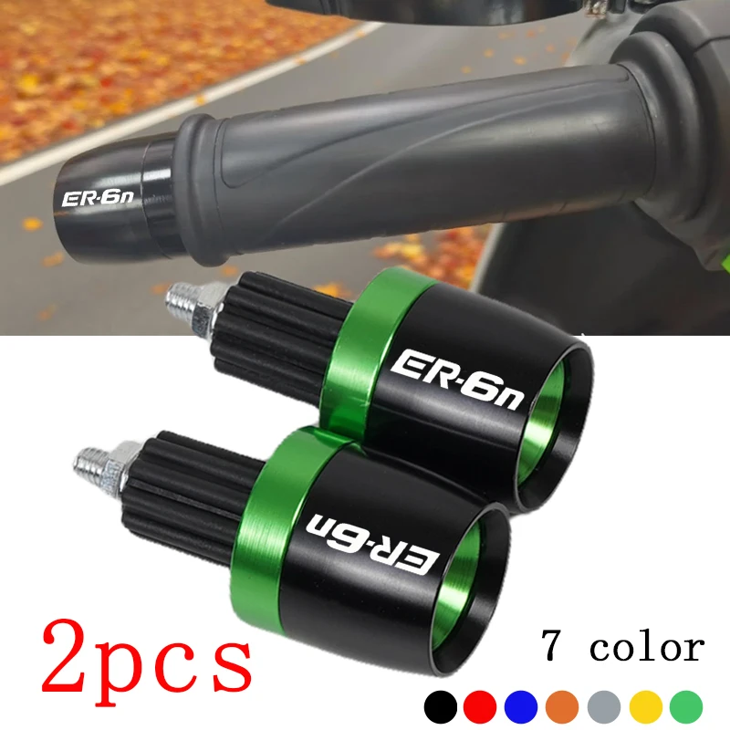 Apertos para guidão de motocicleta, tampa da barra, plugues finais para kawasaki er6n ER-6N er 6n 2009-2025, acessórios