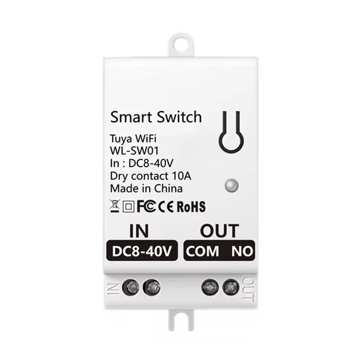 BAAZ HOT ~ Tuya Smart WiFi Droog Contact Schakelaar Module 10A Thuis Universele DIY Breaker Relais Werken met Smart Leven DC 8-40 V