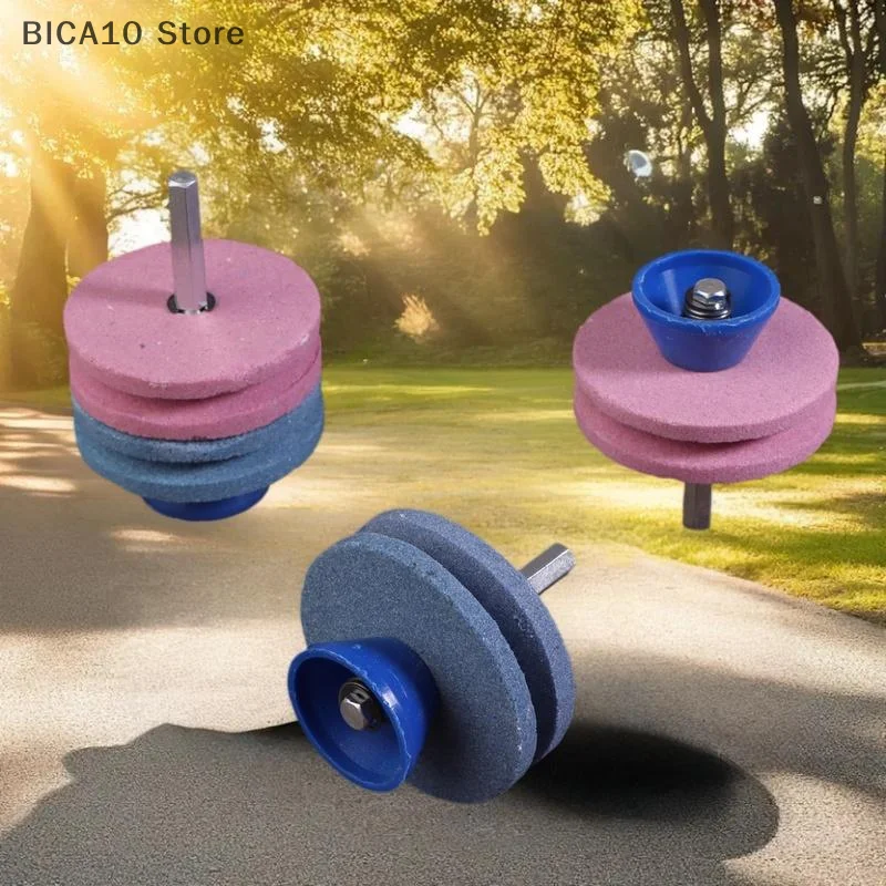Drill Sharpener Garden Tools Knife Grinder Drill Universal Sharpening Drill Cutter Lawn Mower Knife Sharpener