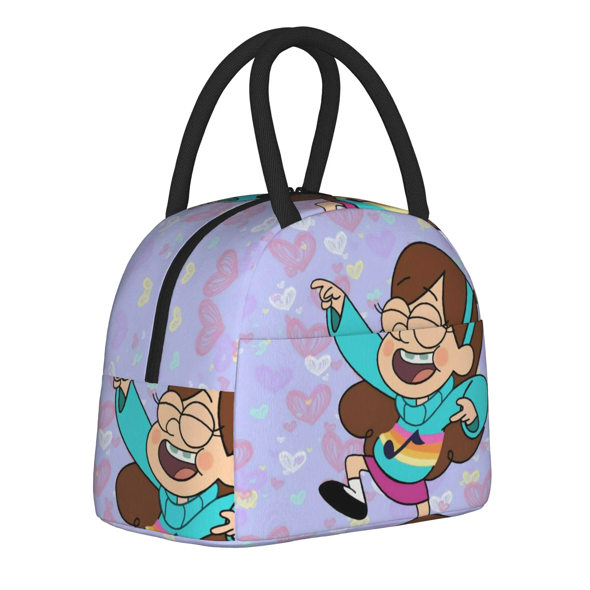 G-Gravity Falls Accessories Insulated Lunch Tote Bag For School  Food Box Portable Cooler Thermal Lunch Boxes