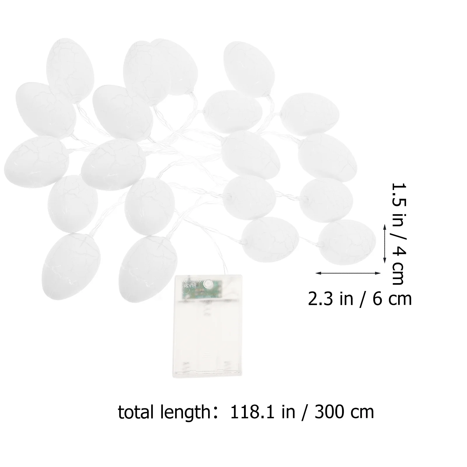 3 أمتار 20 المصابيح LED سلسلة ضوء البيض تعمل أضواء عيد الفصح الجنية لديكور غرفة نوم الزفاف ضوء عيد الفصح #6